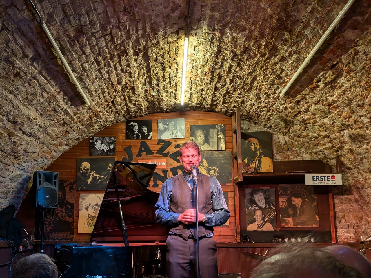 Konzertabend im Gewölbe des Jazzland, Wien